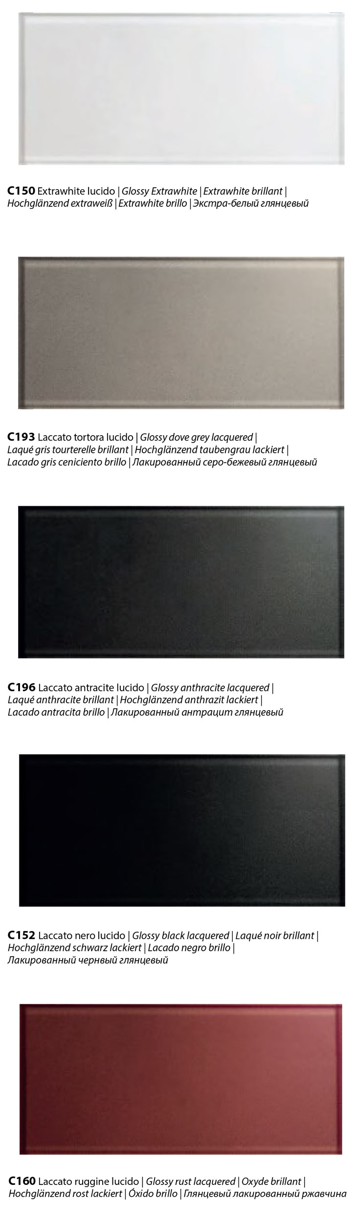 Bontempi Kristall Ausführungen