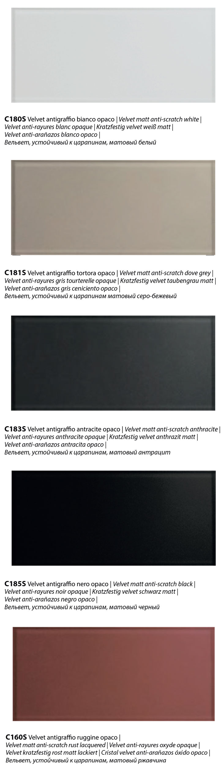 Bontempi Kristall Ausführungen